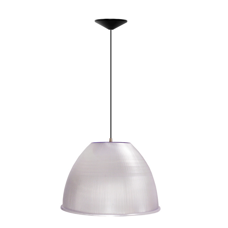 Kit 5 Luminária Prismática Galpão Pavilhão Industrial 12 Polegadas 30cm